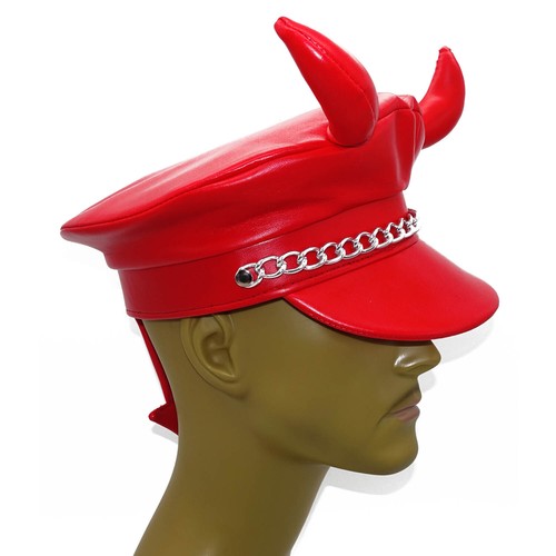 Rote teufel mütze halloween - teufel,