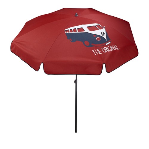 Bulli sonnenschirm rot - sonnenschirm,